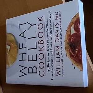 *closet clearout* 2/$20 EUC Wheat Belly Cookbook by William Davis